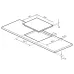 Варочная поверхность LEX EVI 641B I WH