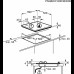 Газовая поверхность Electrolux GPE363RCK