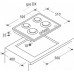 Газовая поверхность CANDY cvg 64 sgx