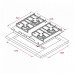 Газовая поверхность TEKA cgw lux 60 4g ai al ci nat