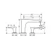 Смеситель HANSGROHE PuraVida 15448400 хром/белый