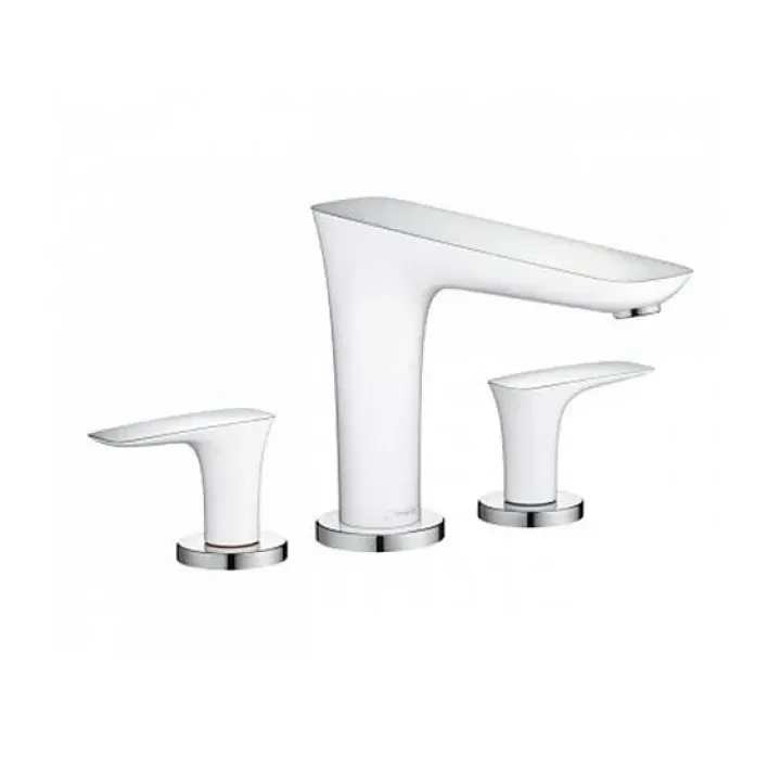 Смеситель HANSGROHE PuraVida 15448400 хром/белый