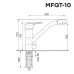 Смеситель MAUNFELD MFQT-10LGR светло-серый