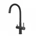 Смеситель MILACIO Ultra MCU.560.TBB Total Black/черный шланг