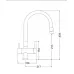 Смеситель EMAR EC-3015 Golden