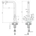 Смеситель GRANFEST GF-Z-5421 white