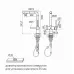 Смеситель PAULMARK SERPENTINE Se213222-GM-M