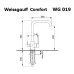 Смеситель WEISSGAUFF WG 019328 Comfort Beige Sand