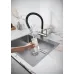 Смеситель KUCHENSTERN FLEX-FS нержавеющая сталь
