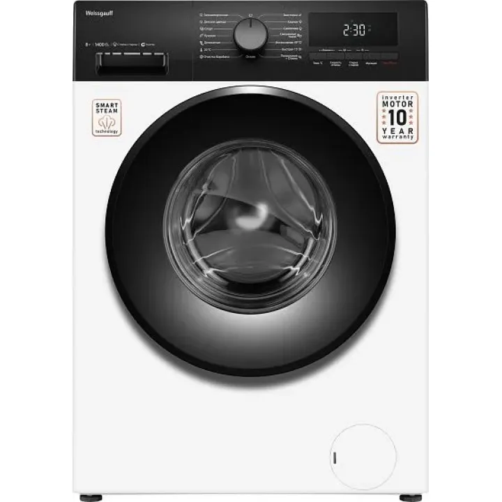 Стиральная машина WEISSGAUFF WM 4748 Inverter Steam