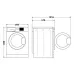 Стиральная машина WHIRLPOOL FFWDB864489SVEE