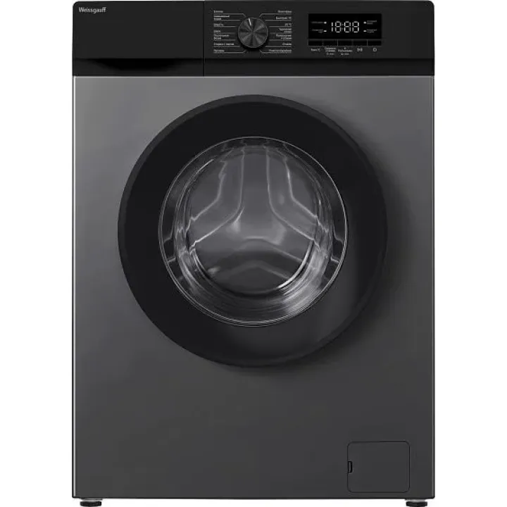 Стиральная машина WEISSGAUFF WM 39106 Inverter Steam Grey