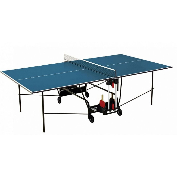 Стол теннисный Donic Indoor Roller 400 синий