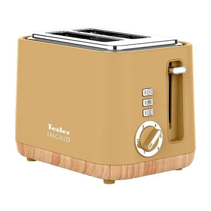 Тостер TESLER TT-244 OCHRE YELLOW