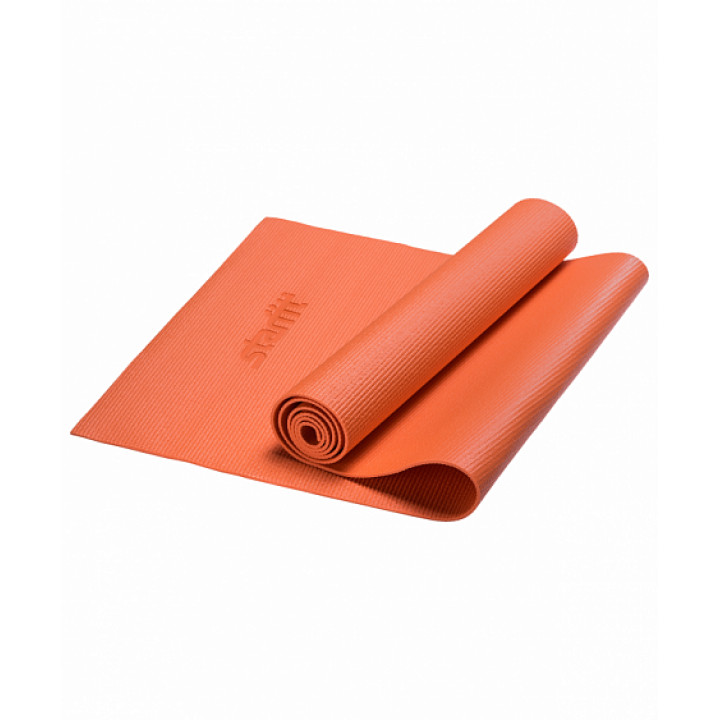 Коврик для йоги Starfit FM-101 PVC 173x61x0,4 см оранжевый