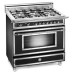 Комбинированная плита BERTAZZONI h36 6 mfe cr n/ottone