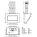 Вытяжка FALMEC CAPPA QUASAR EVO 120 P.E.CAP. CONO VETRO NERO (CQEN20.E0P2#ZZZN491F)