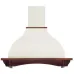 Вытяжка FALMEC IRIS/TULIP WHITE WALNUT 90 (пристенная,белый корпус+орех) CT