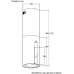 Вытяжка MAUNFELD Lee Light Isla 35 Sensor белый