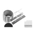 Вытяжка HOMSair OPTIMA 60M Push Black