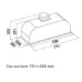 Вытяжка FALMEC GRUPPO INCASSO STEEL 70 (CGIW70.E5P2#ZZZI491F)