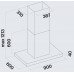 Вытяжка FALMEC LUMEN ISOLA NRS 90 (CLUI90.E10P2#NEUI490F)