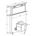 Вытяжка WEISSGAUFF Down Draft Lich 90 BL Sensor