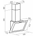 Вытяжка MBS GALTONIA 160 GLASS WHITE