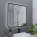 Зеркало GROSSMAN ELEGANS-норма BLACK 800х800х45 мм 1780802