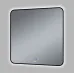 Зеркало GROSSMAN ELEGANS-норма BLACK 800х800х45 мм 1780802